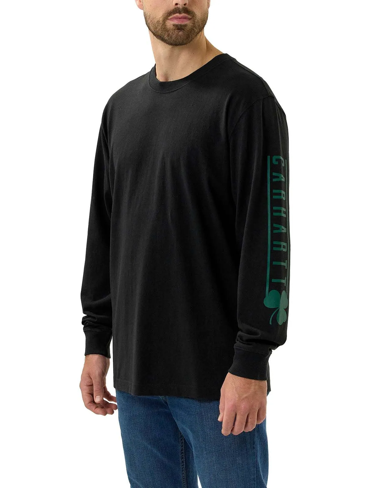 105233&#x20;Work&#x20;T-shirt&#x20;Long&#x20;Sleeve&#x20;Shamrock&#x20;Graphic&#x20;Print&#x20;-&#x20;Carhartt