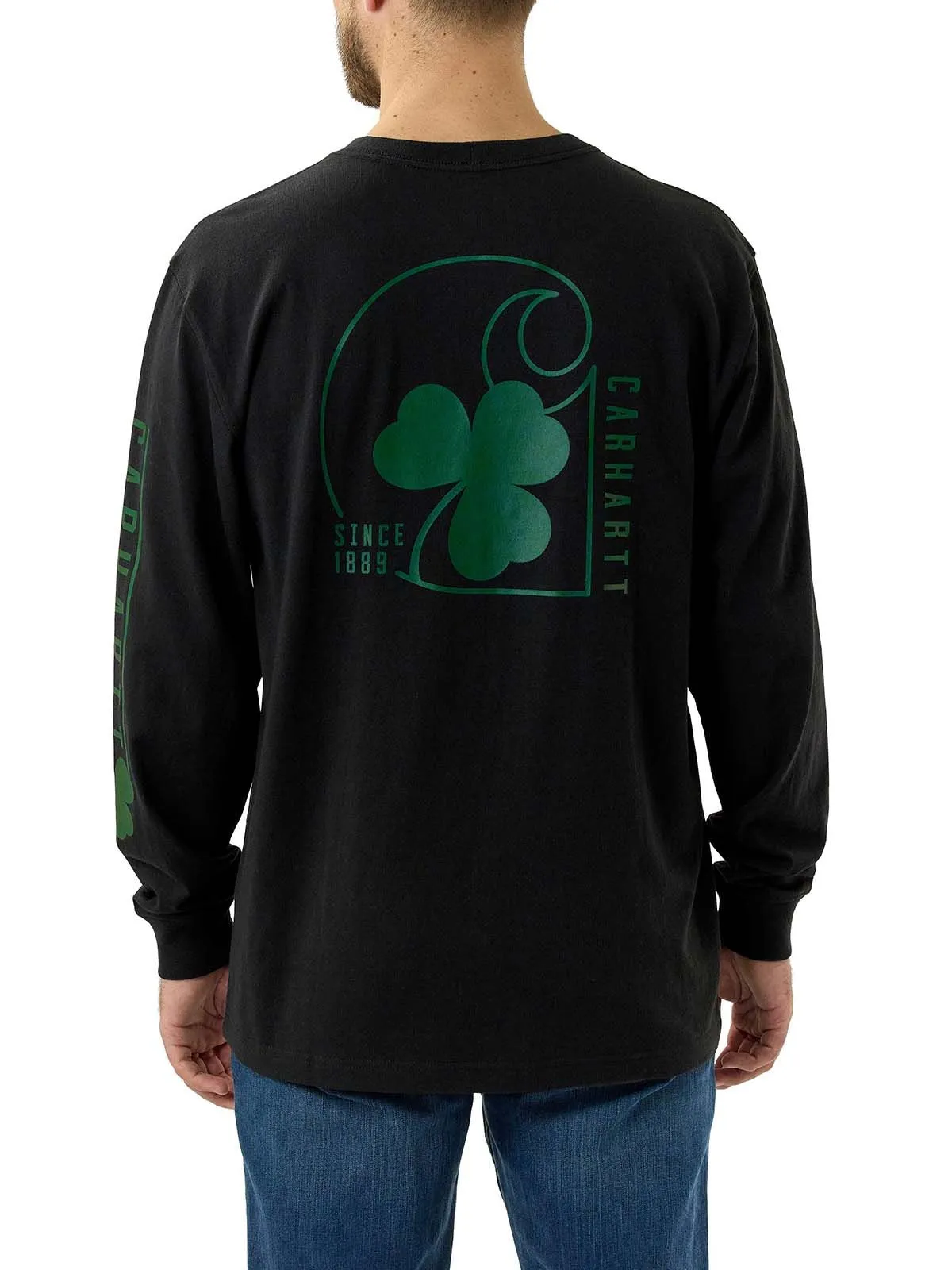 105233&#x20;Work&#x20;T-shirt&#x20;Long&#x20;Sleeve&#x20;Shamrock&#x20;Graphic&#x20;Print&#x20;-&#x20;Carhartt