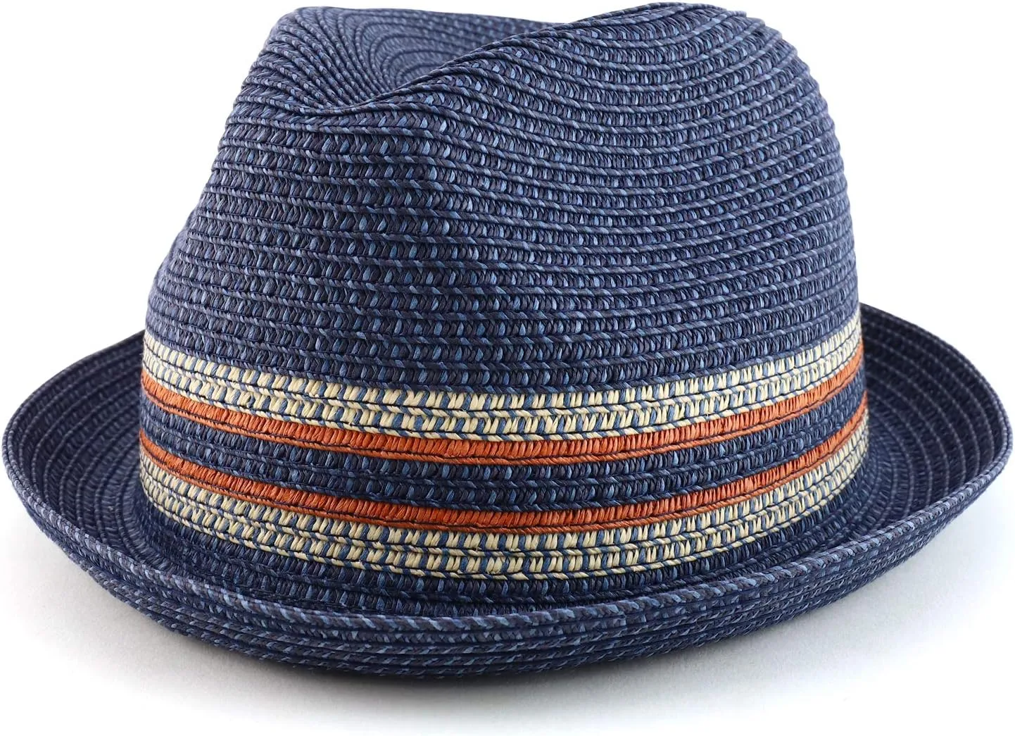 Big Oversized Stingy Brim Pinch Front Fedora Hat