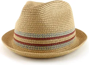 Big Oversized Stingy Brim Pinch Front Fedora Hat