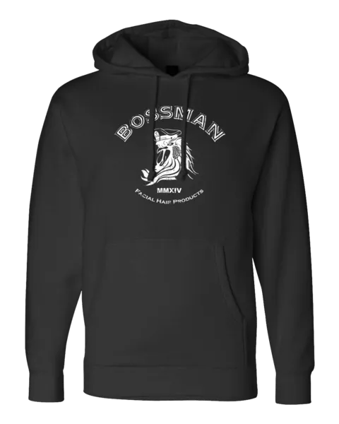 Bossman Black Pull Over Hoodie (Heavy Weight)