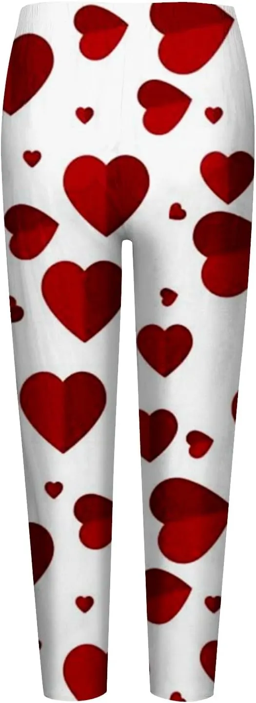 Butt Lifting Leggings for Women with Pockets Plus Size Valentine's Maternity Leggings Plaid Yoga Pants