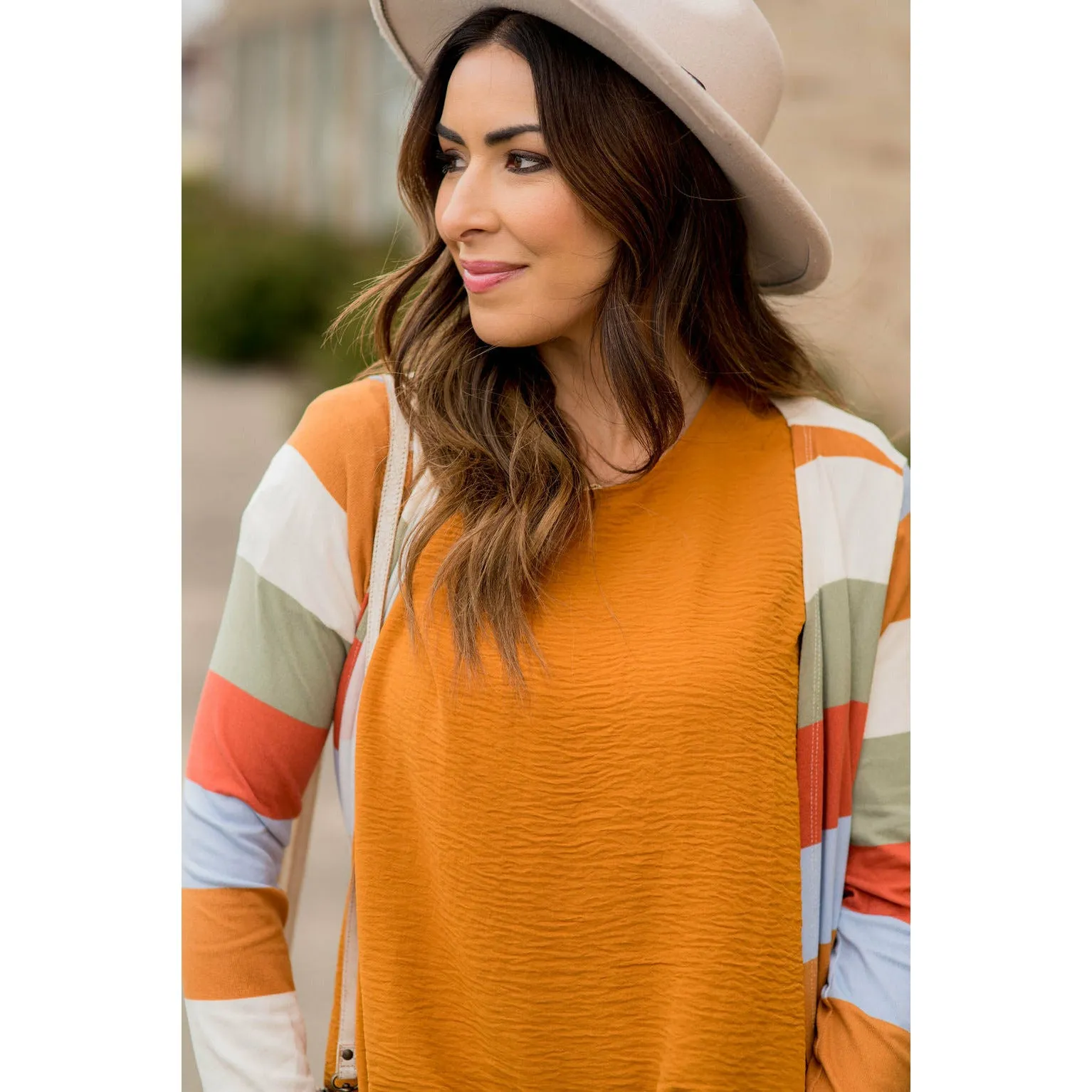 Colorful Stripe Cardigan
