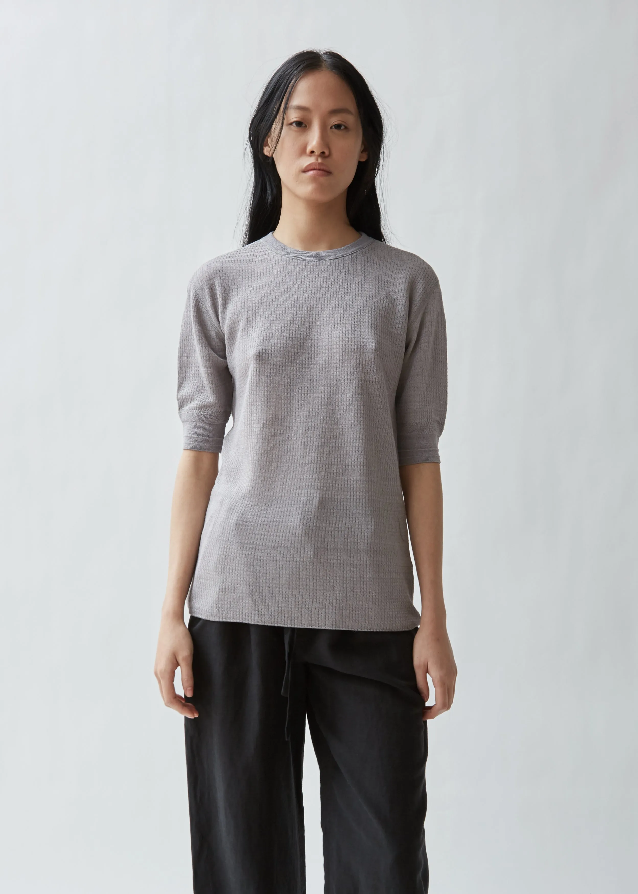 Drop Shoulder Short Sleeve Top