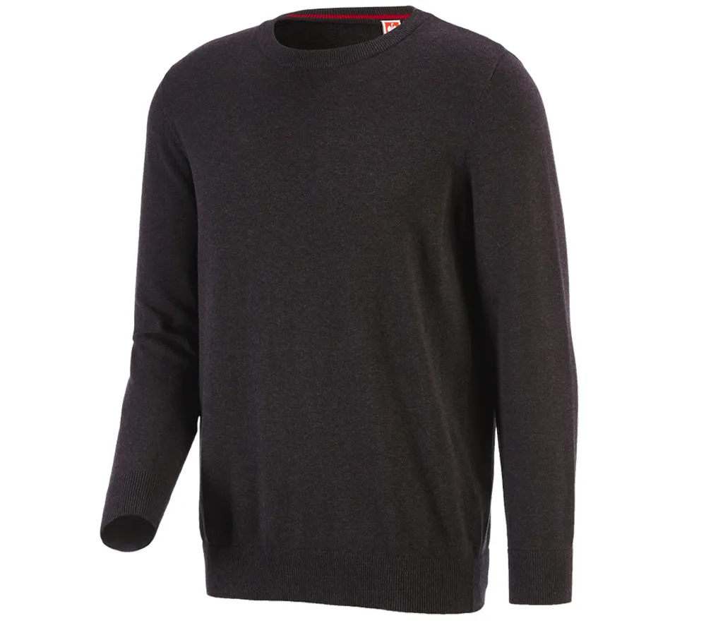 e.s. Knitted pullover, round neck