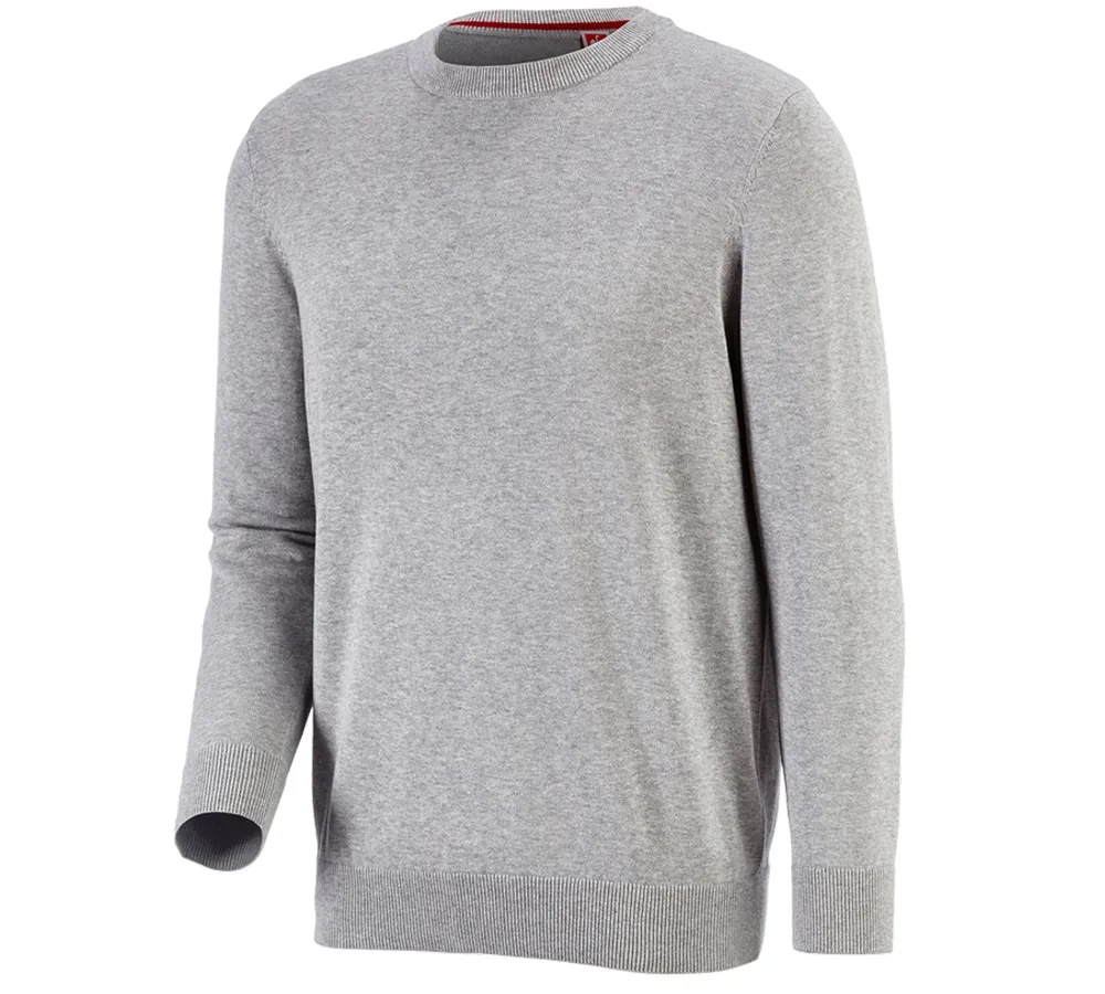 e.s. Knitted pullover, round neck