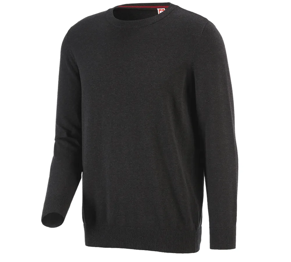 e.s. Knitted pullover, round neck