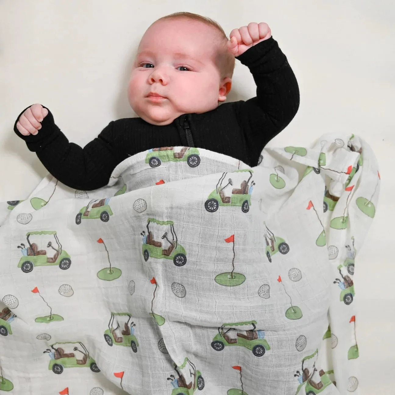 Golf A Round Swaddle Blanket