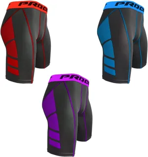 HNVAVQ 3 Pack Compression Shorts Mens Quick Dry Running Shorts Base Layers Men for Training,Basketball,Gym