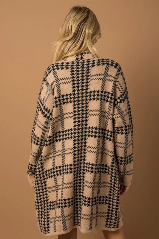 Houndstooth Coatigans - 2 Colors!
