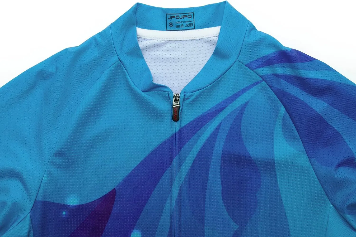 JPOJPO Cycling Jersey Women's Long Sleeve Tops Bike Shirts Bicycle Sport Jacket with 3-Pockets