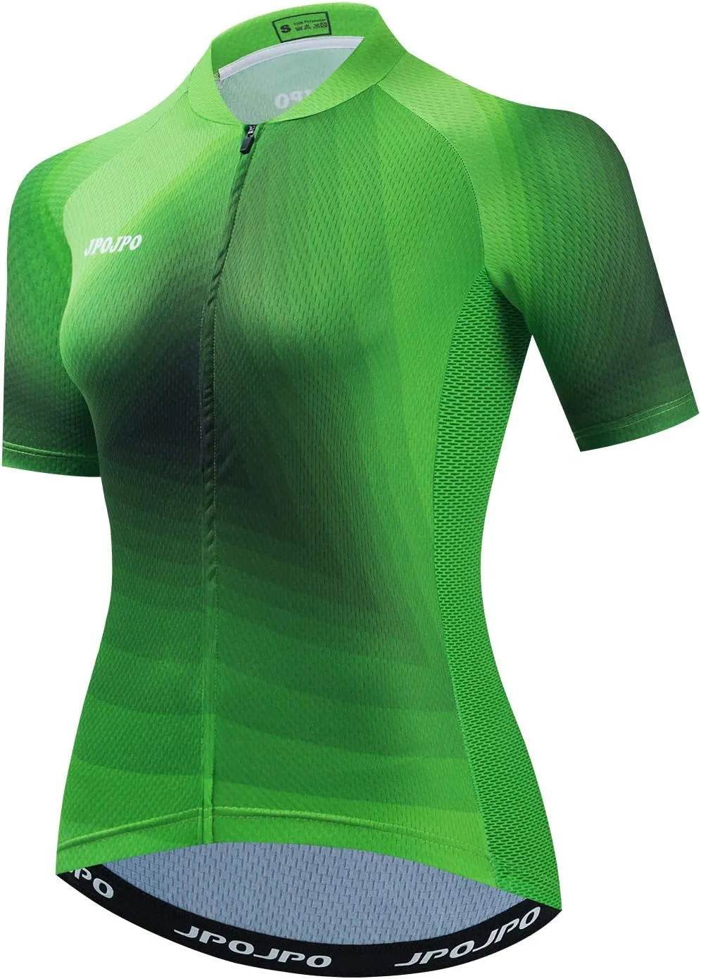 JPOJPO Women's Cycling Jersey, Short Sleeve and Bike Clothing Reflective 3-Pockets S-3XL