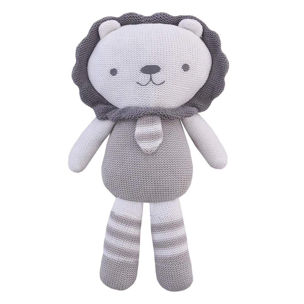 Living Textiles Knitted Soft Toy - Austin the Lion (Clearance)