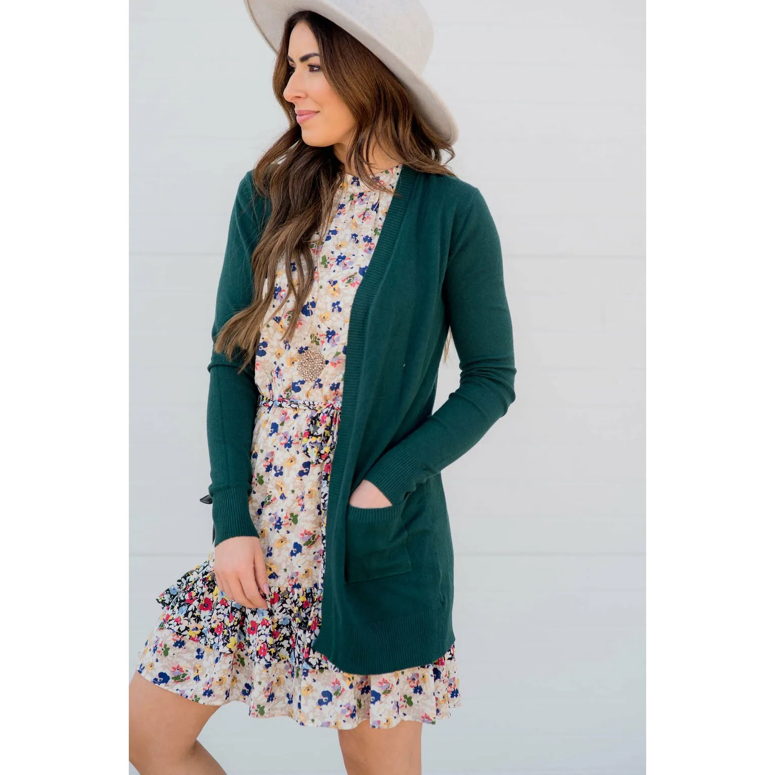 Multi Floral Tiered Tie Dress