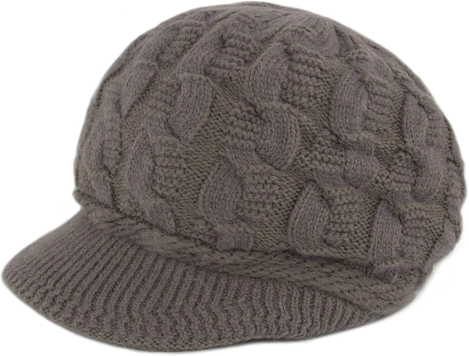 Muryobao Women Winter Warm Beanie Knit Hat Soft Lined Snow Ski Caps with Visor