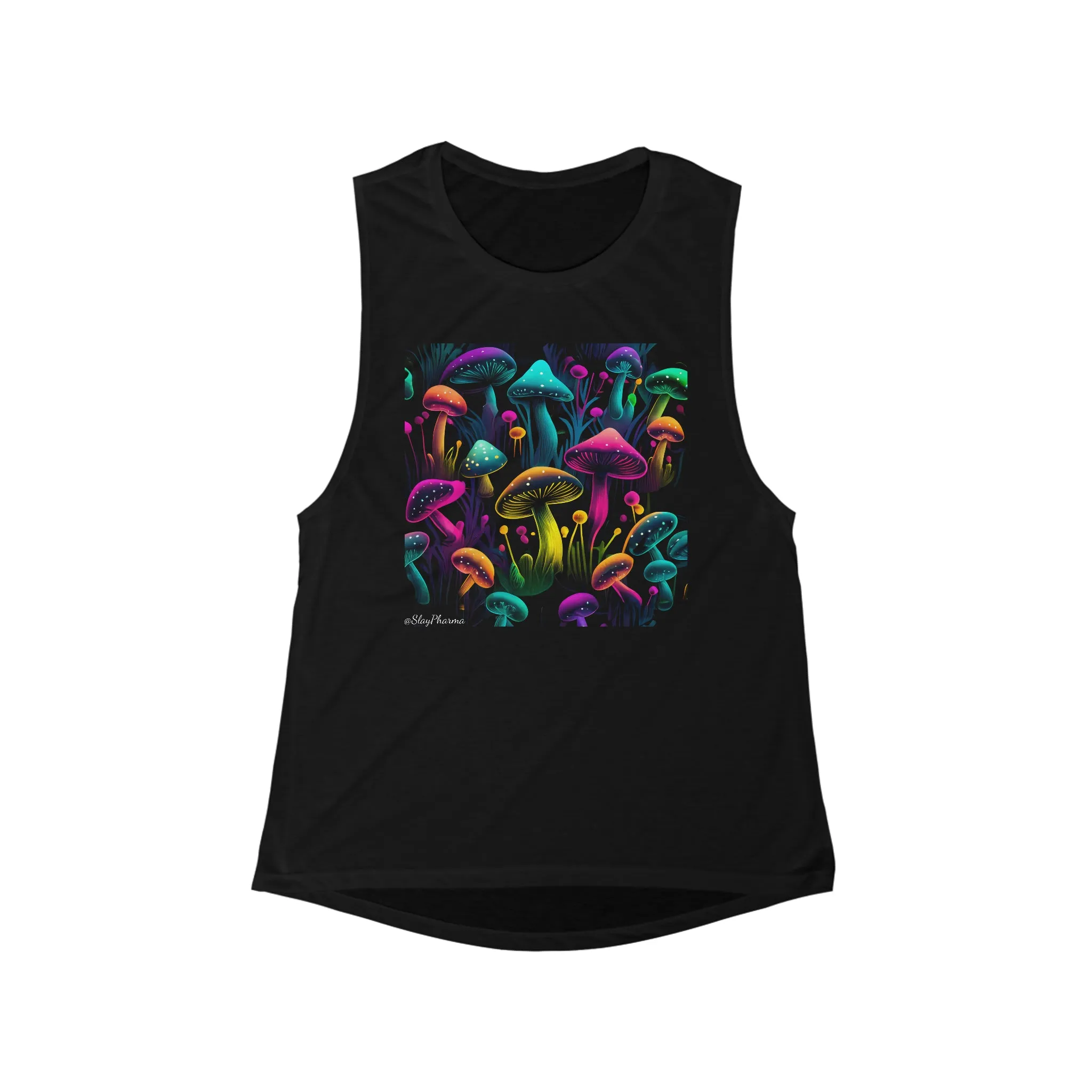 Mushroom kandy Women's Flowy Scoop Muscle Tank