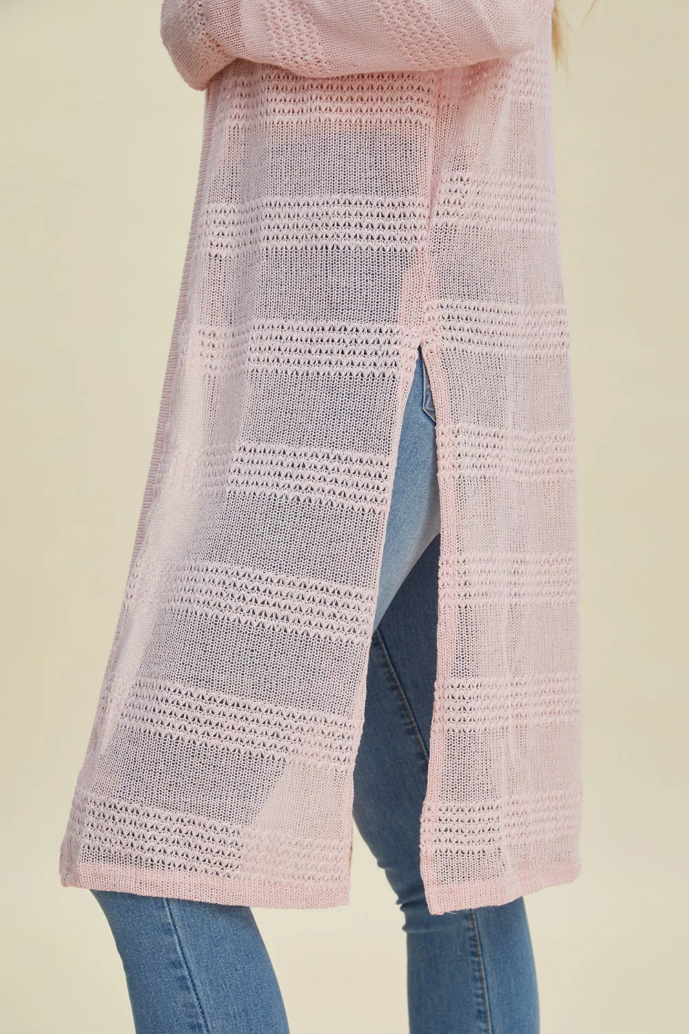 Open Front Longline Cardigan - 4 Colors