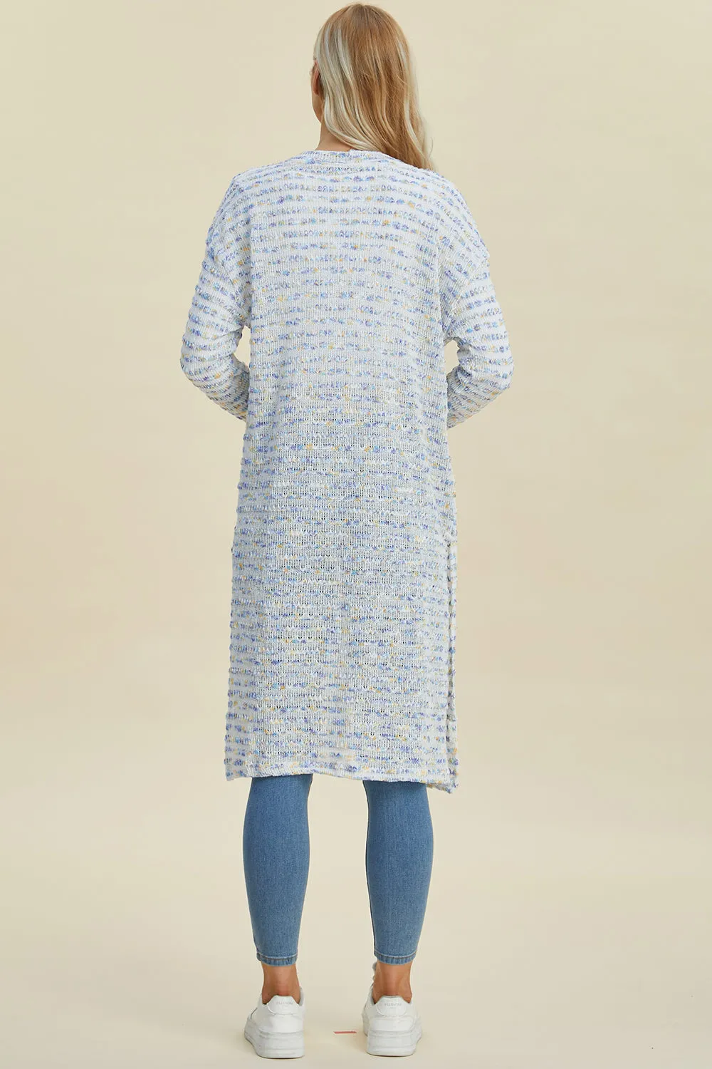 Open Front Longline Cardigan - 4 Colors