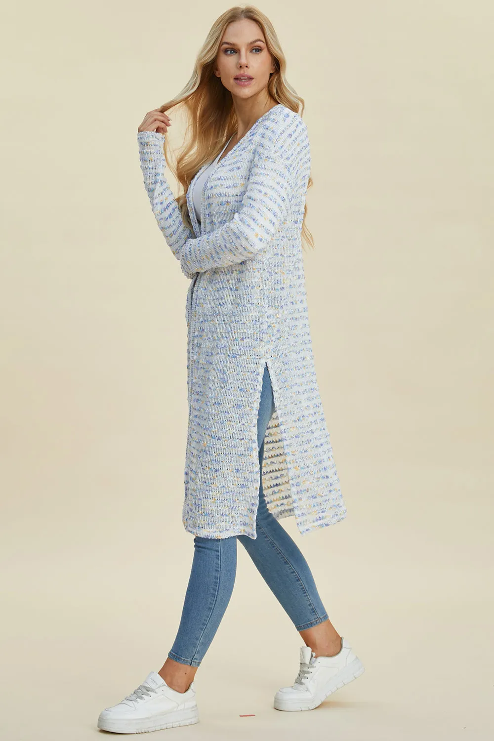 Open Front Longline Cardigan - 4 Colors