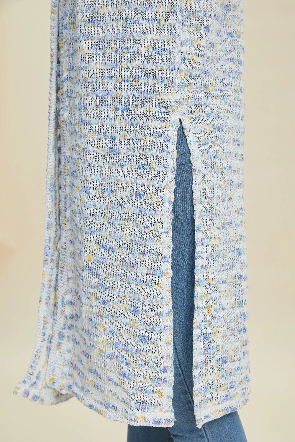 Open Front Longline Cardigan - 4 Colors