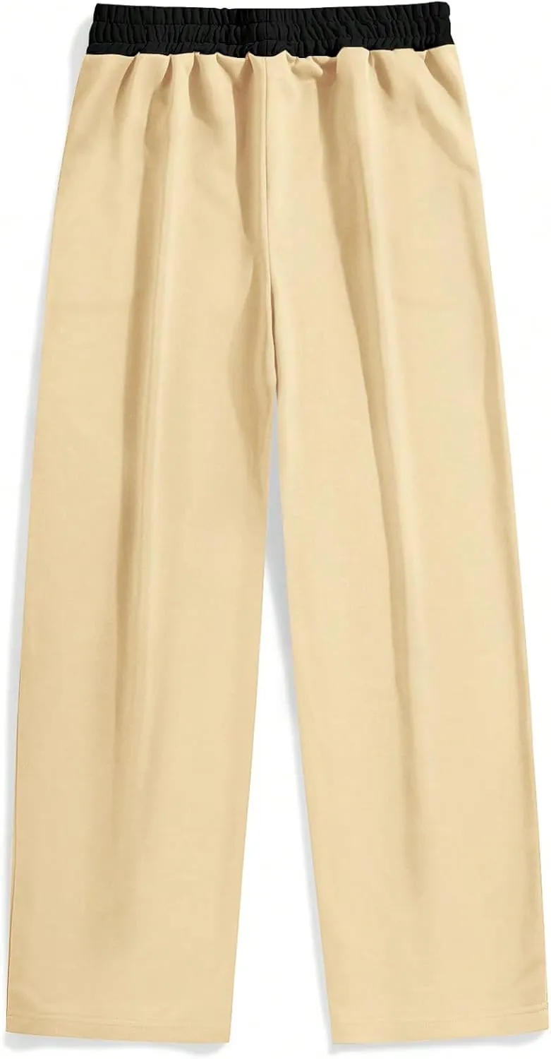 SHENHE Men's Graphic Print Jogger Pants Drawstring Sweatpants with Pocket