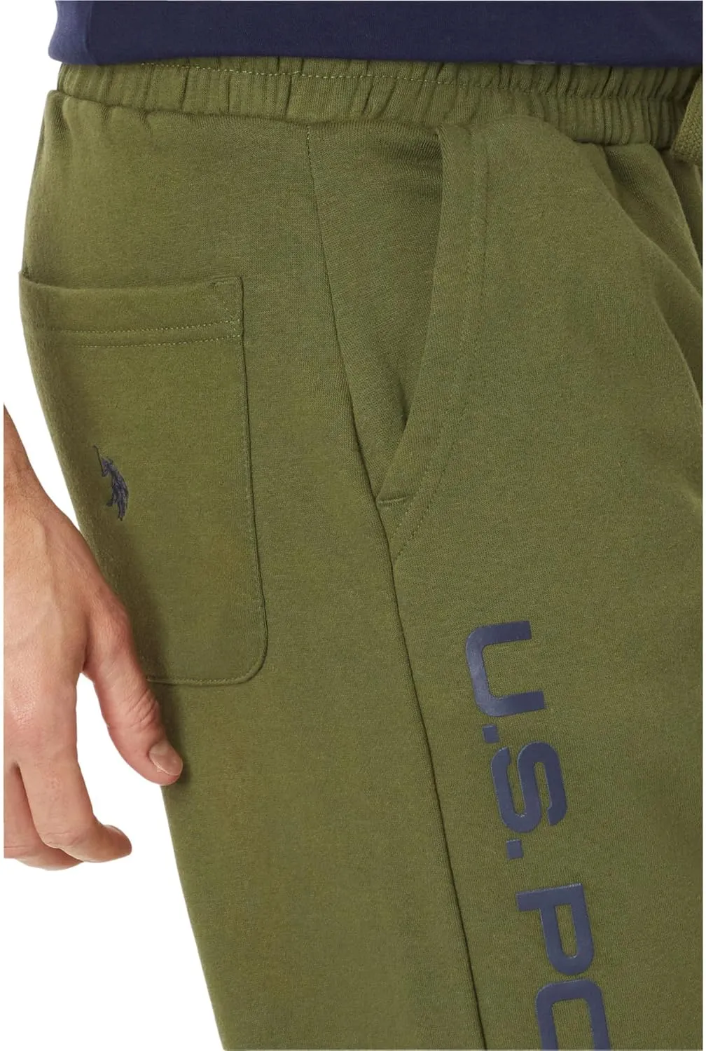 U.S. POLO ASSN. Men's Graphic Print Fleece Knit Jogger Pants