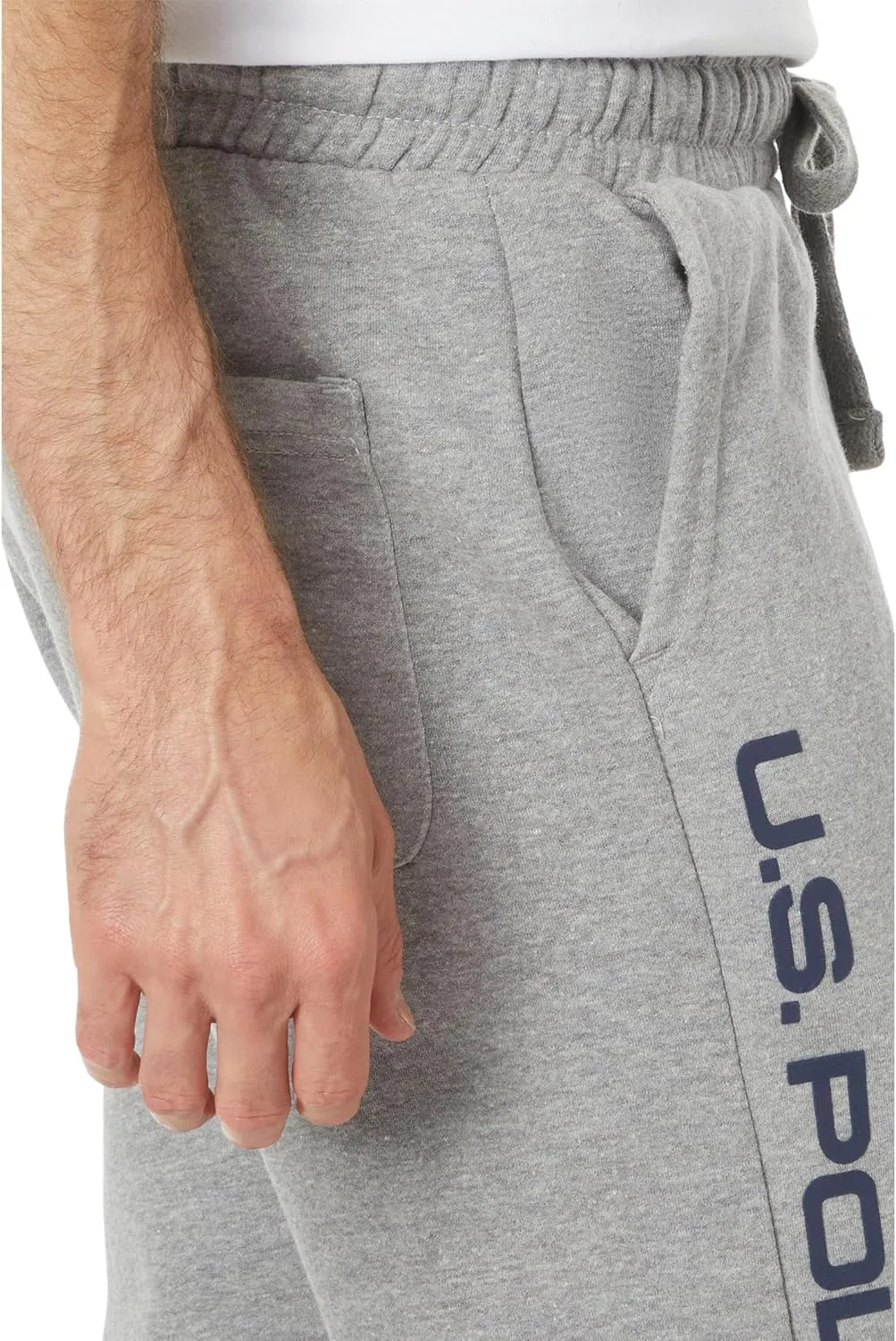 U.S. POLO ASSN. Men's Graphic Print Fleece Knit Jogger Pants