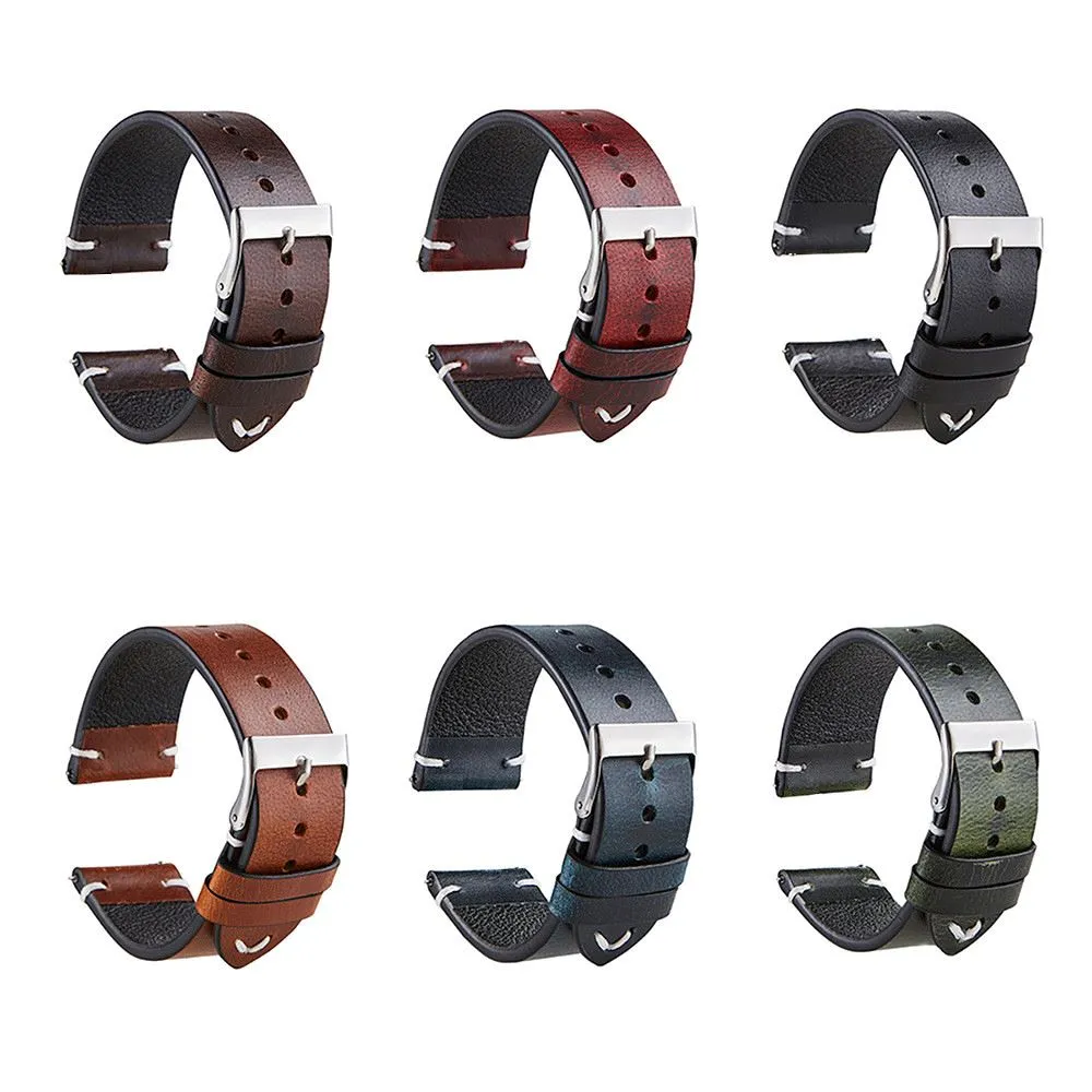 Vintage Oiled Leather Watch Straps Compatible with the Suunto Vertical