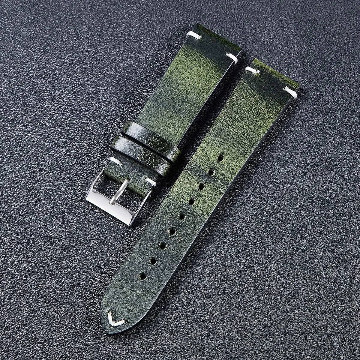 Vintage Oiled Leather Watch Straps Compatible with the Suunto Vertical