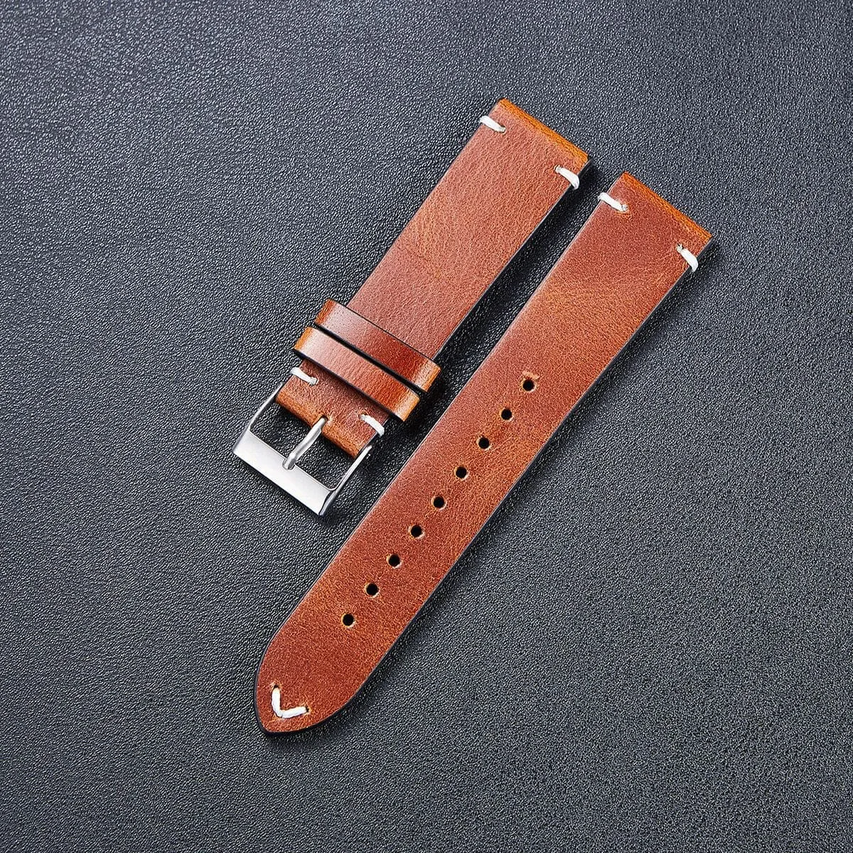Vintage Oiled Leather Watch Straps Compatible with the Suunto Vertical